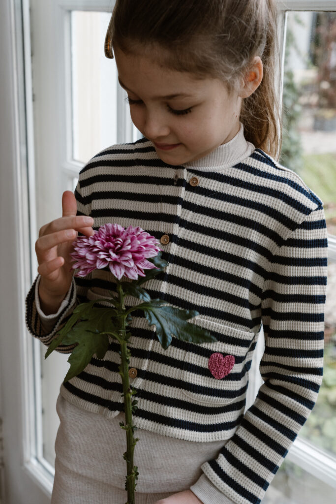 Mikki vest navy stripe