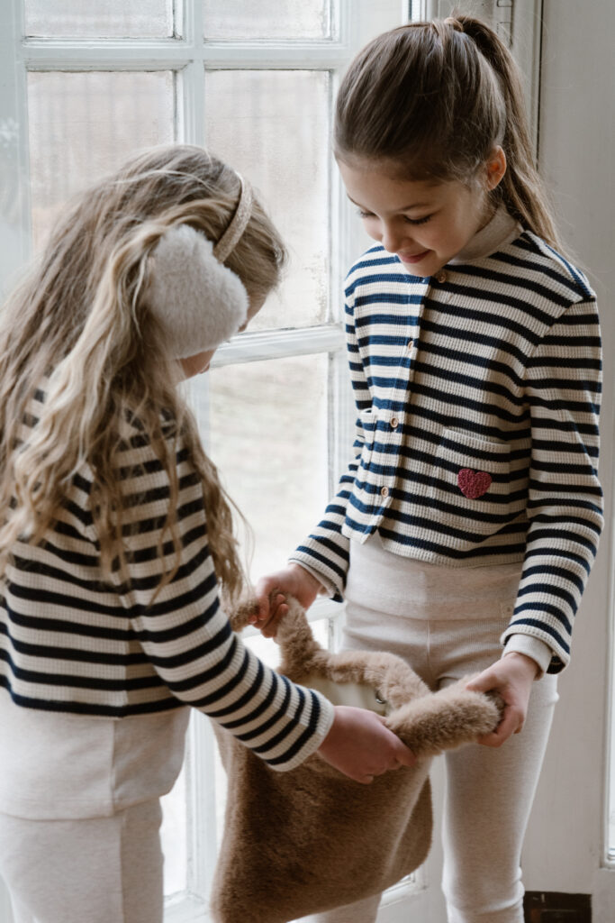 Mikki vest navy stripe