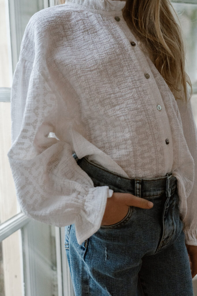 Tilda Blouse White Broderie