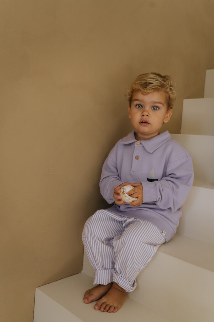 Mex pants lilac stripe