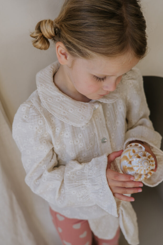 Faye Bluse mit Stickerei