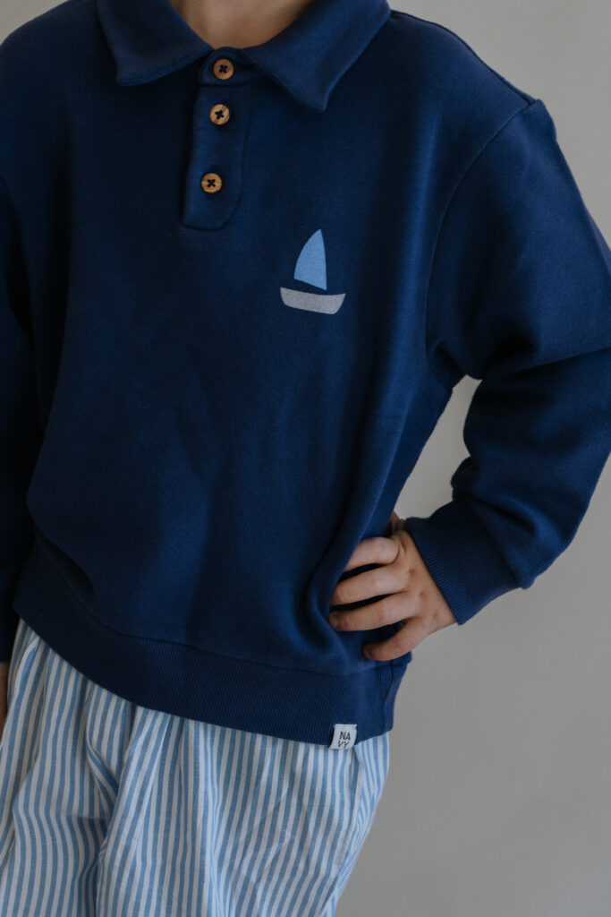 Scott Polo-Pullover blau Boot