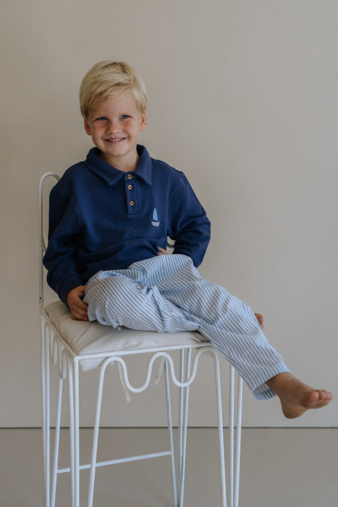 Scott Polo-Pullover blau Boot