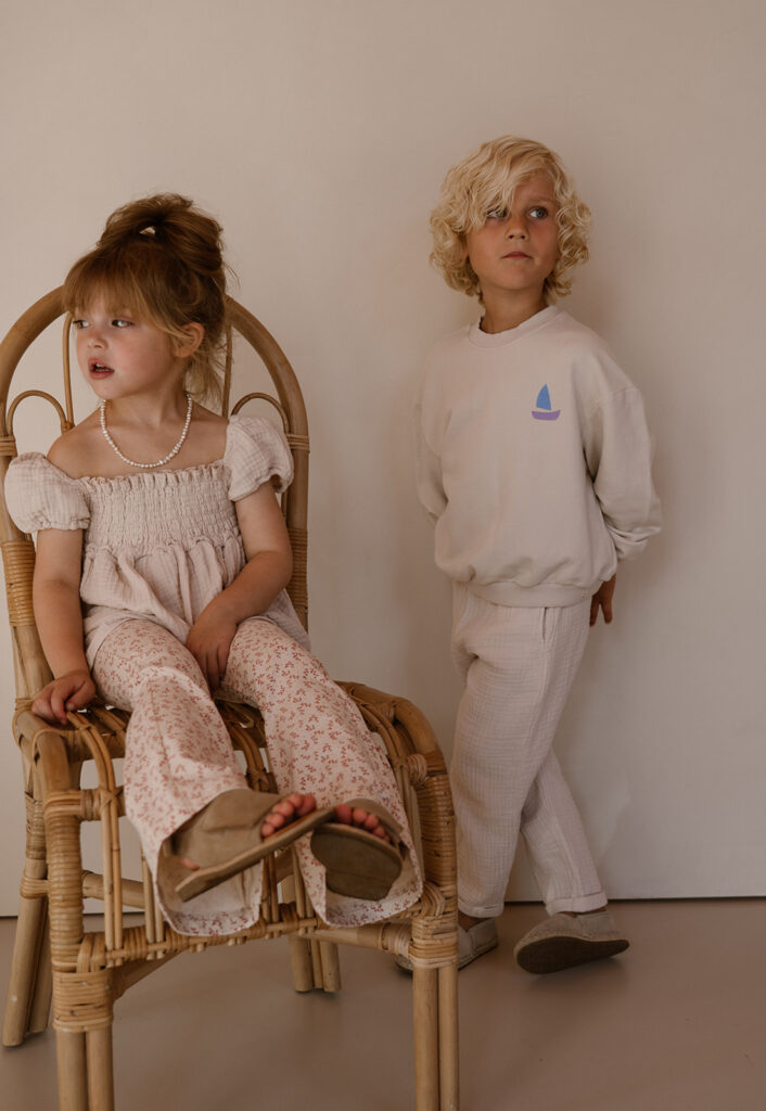 Mex pants almond mousseline