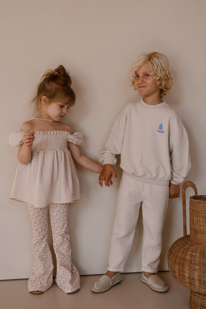 Mex pants almond mousseline