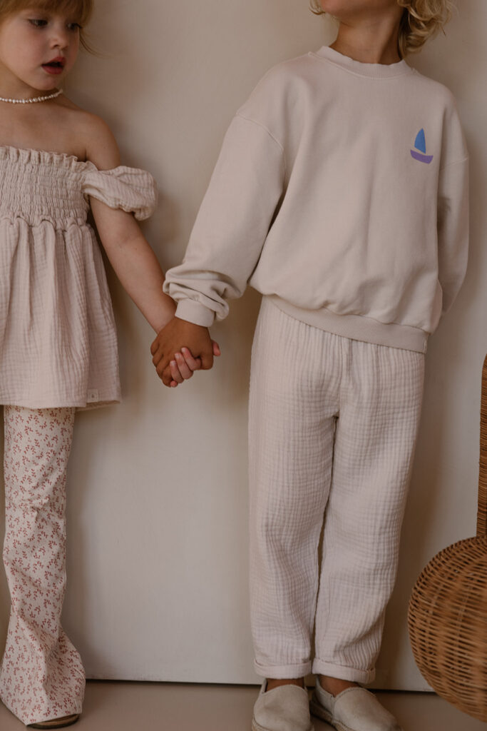 Mex pants almond mousseline