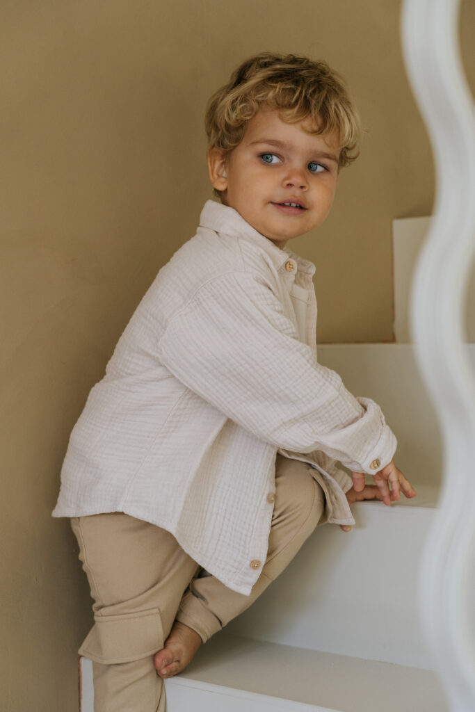 Chino mit Taschen, beige