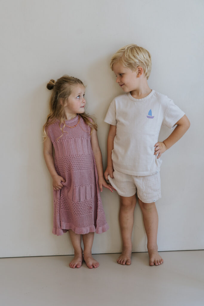 Anna Strickkleid mauve