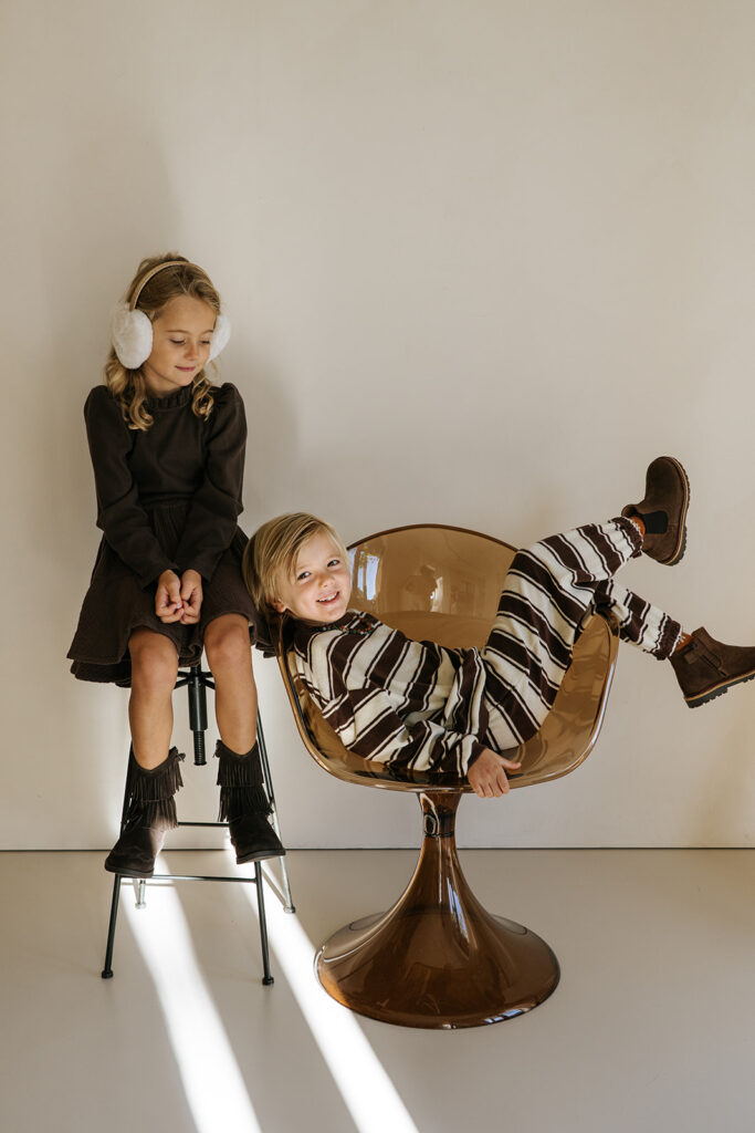 Loulou-Top, dunkelbraun