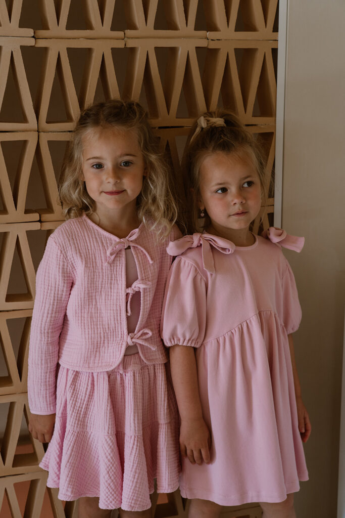 Faith skirt pink mousseline