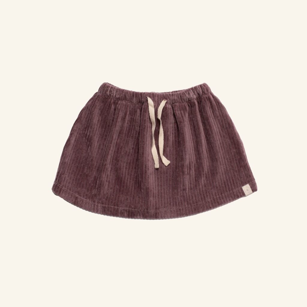 Noe skirt mauve rib