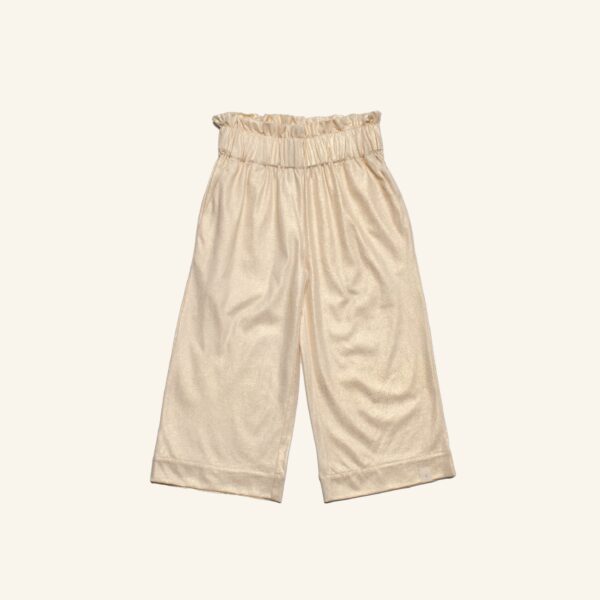 Wide leg gold