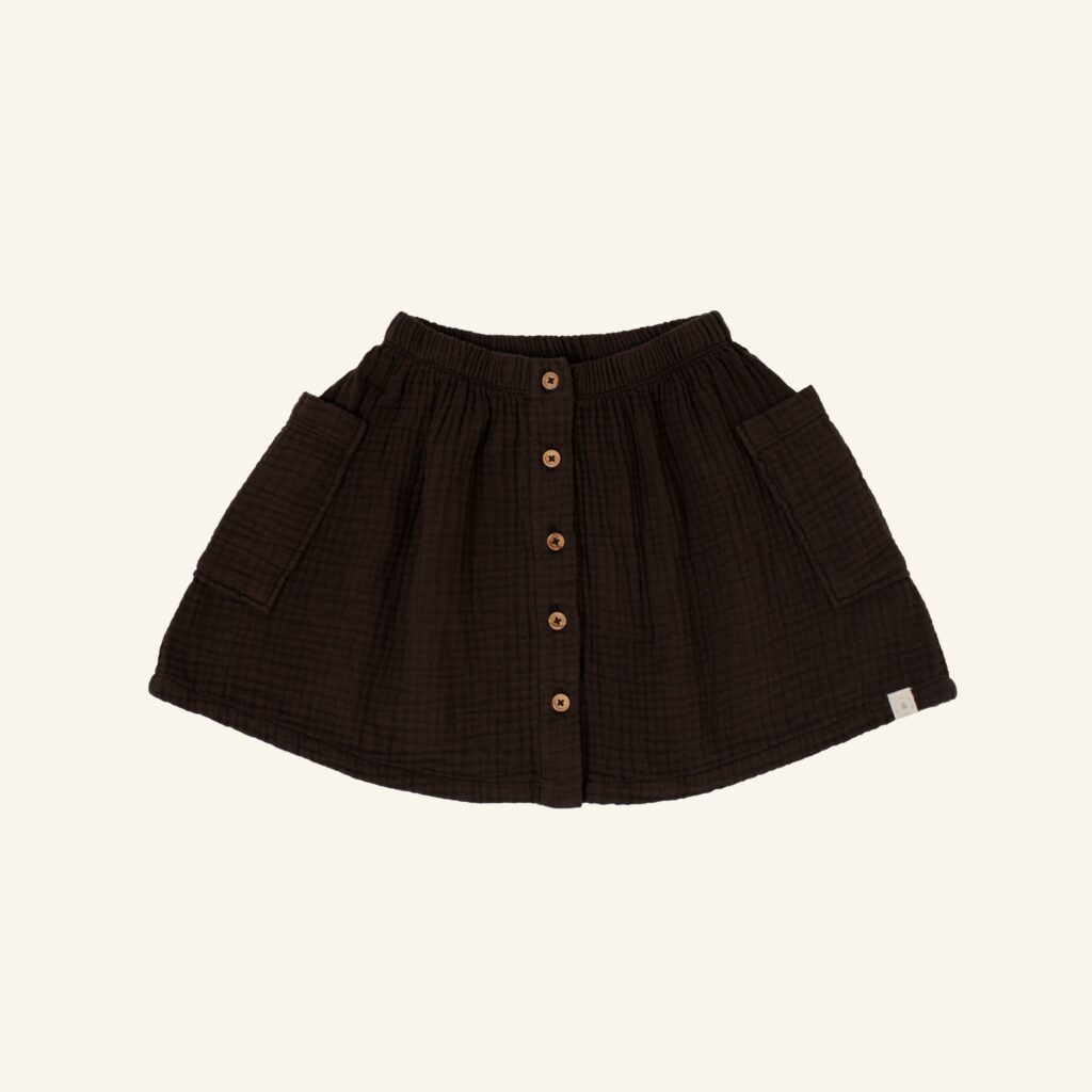 Vieve skirt brown mousseline