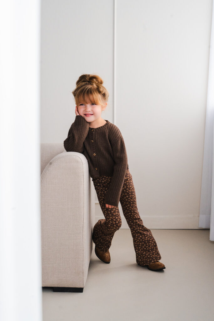 Be flared brown leopard flower