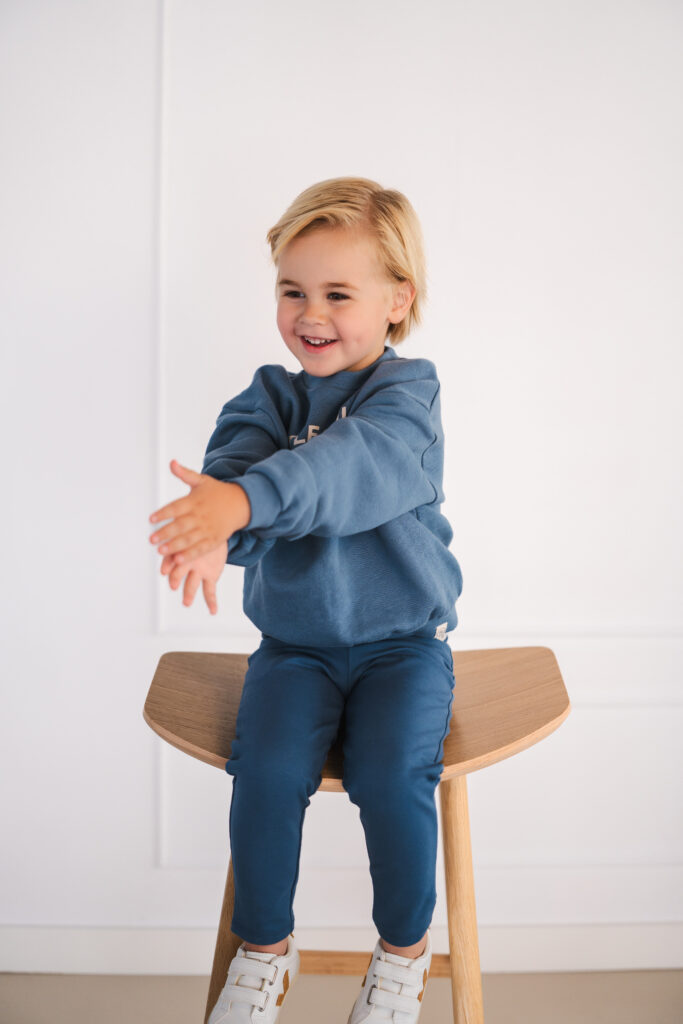Oversized sweater little sailer blue