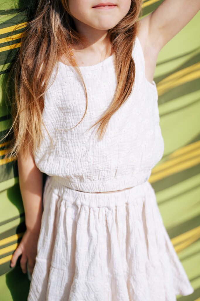 Pippa top broderie