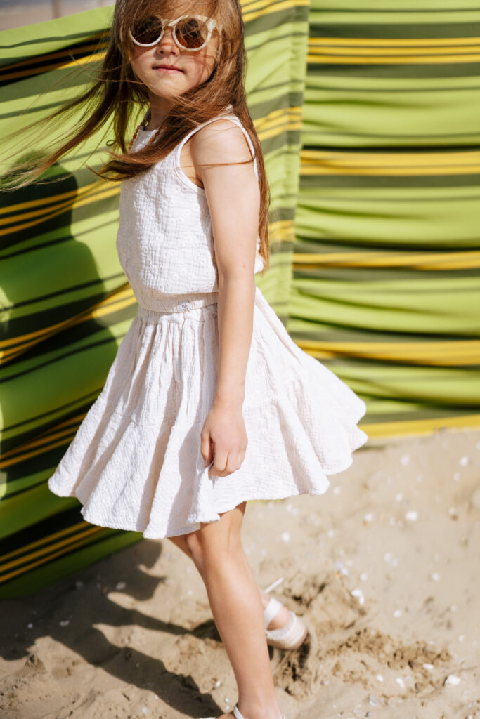 Faith skirt broderie