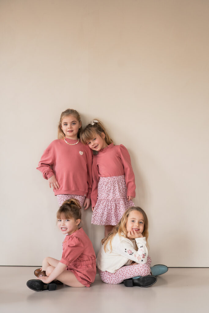 Sweater dusty rose heart