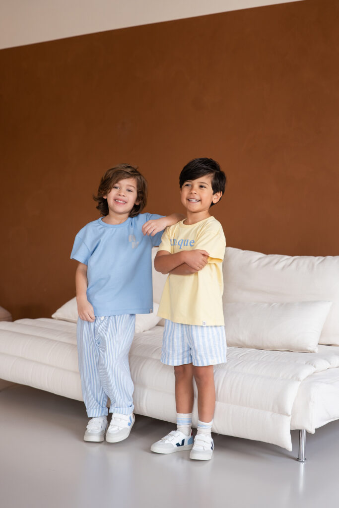 Mex pants blue stripe