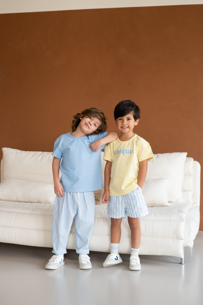 Mex pants blue stripe