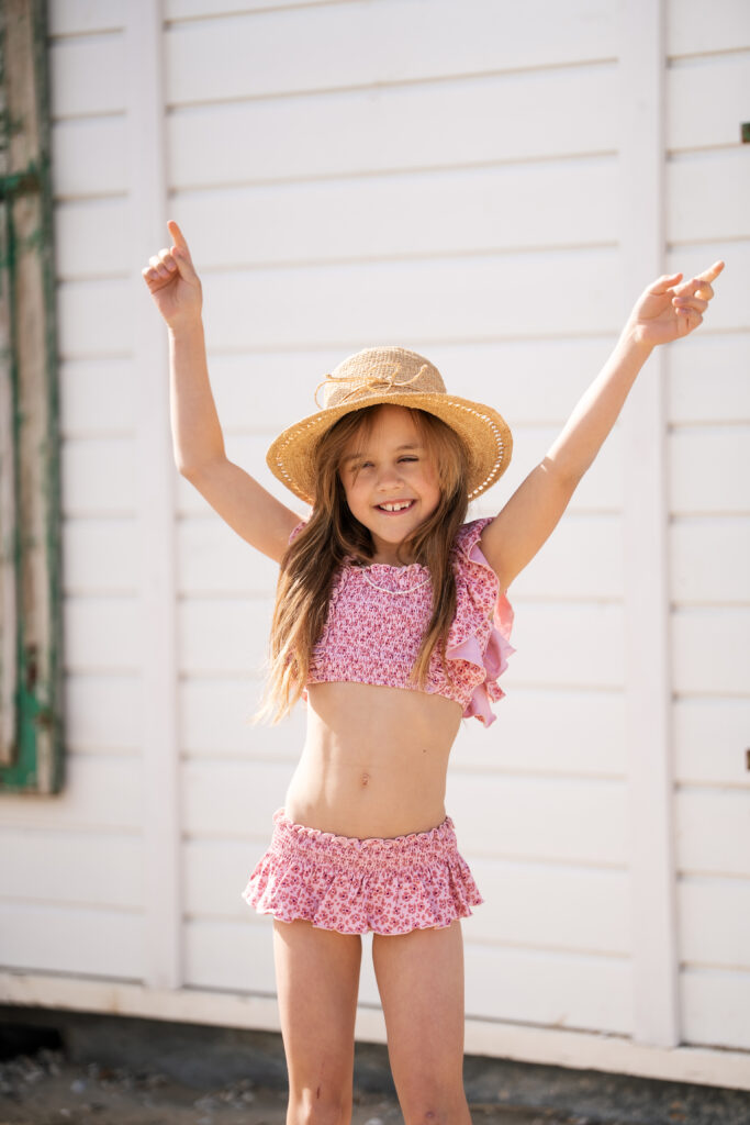 Bikini pink leopard flower