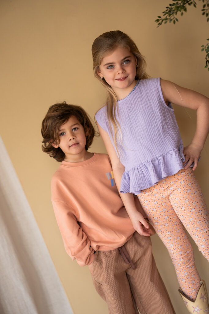 Rose top lilas mousseline