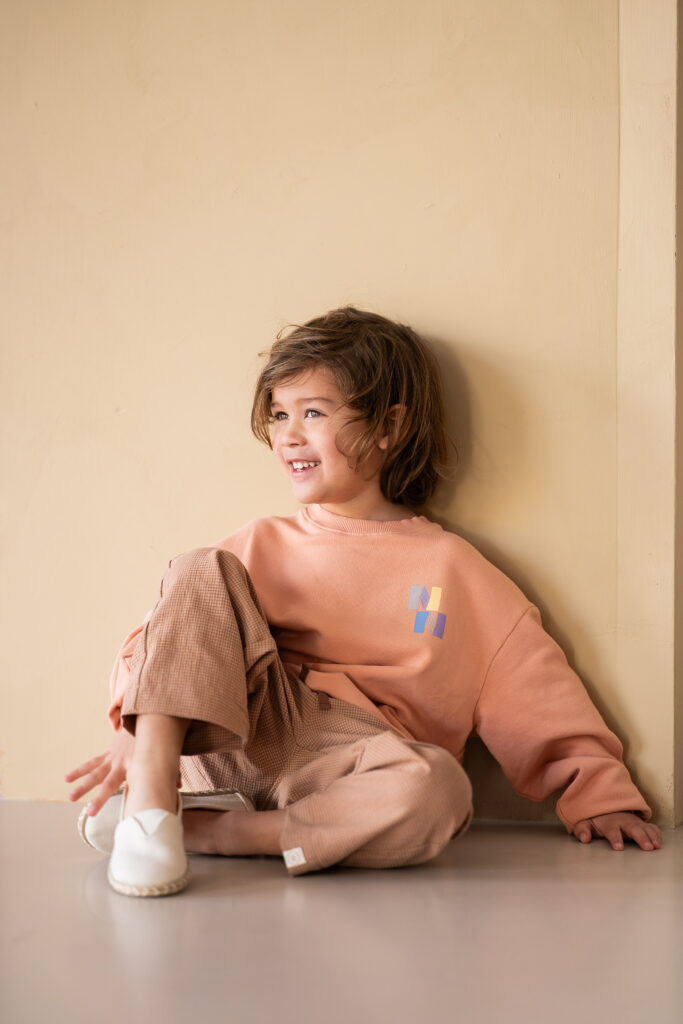 Oversized sweater peach NN