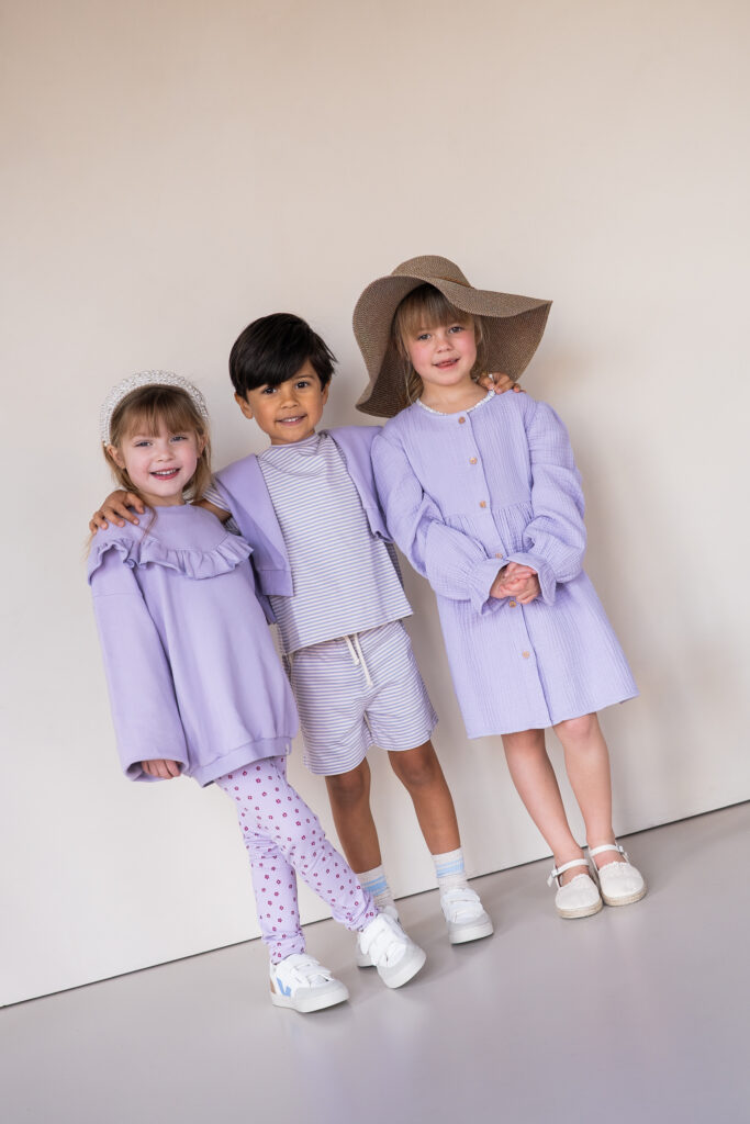 Legging lila flowers