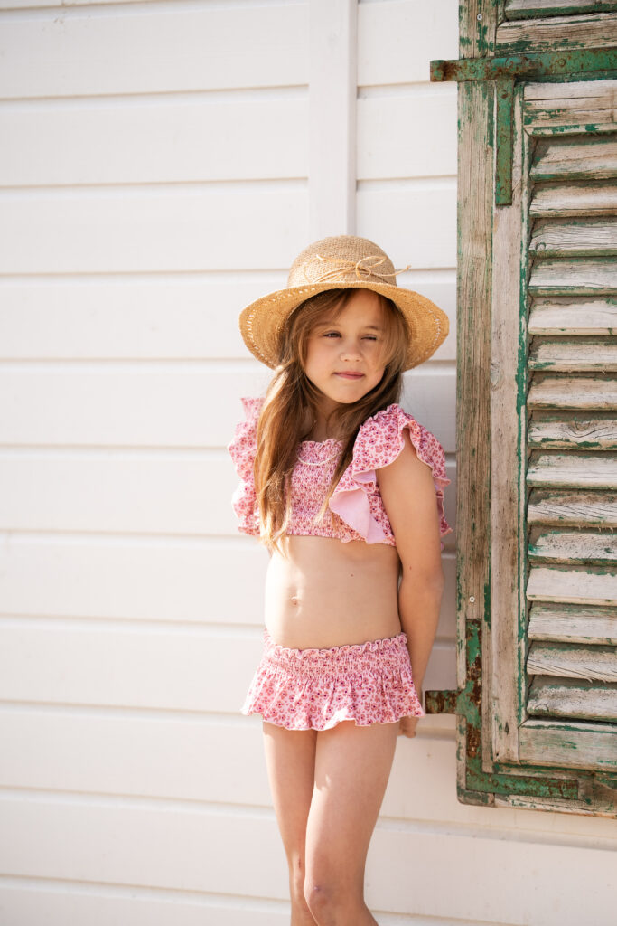 Bikini pink leopard flower