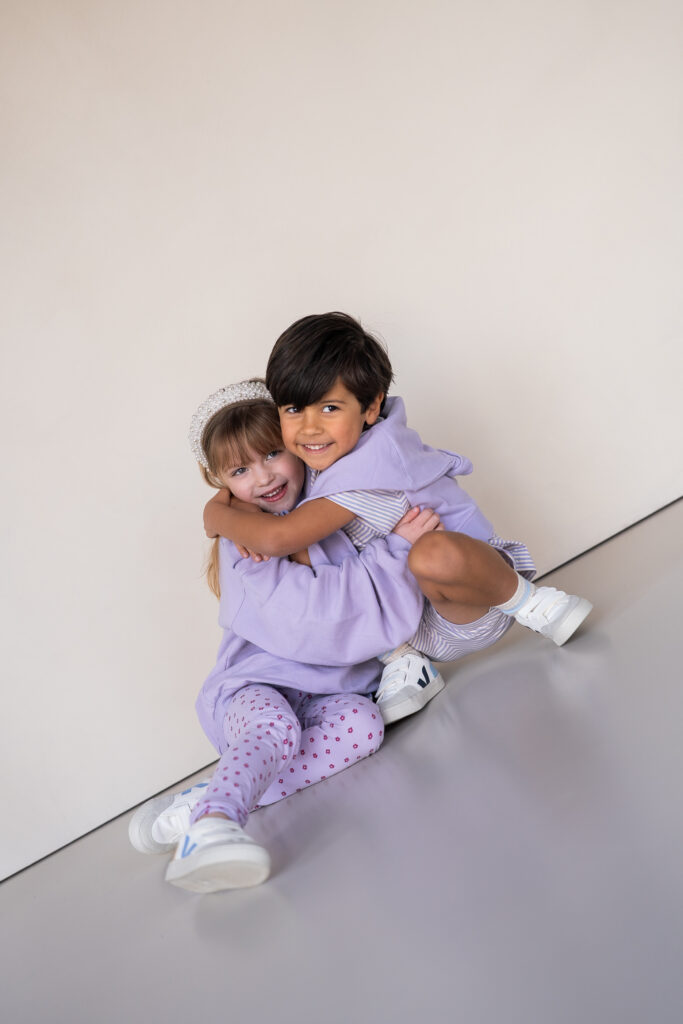 Sem t-shirt lila stripe