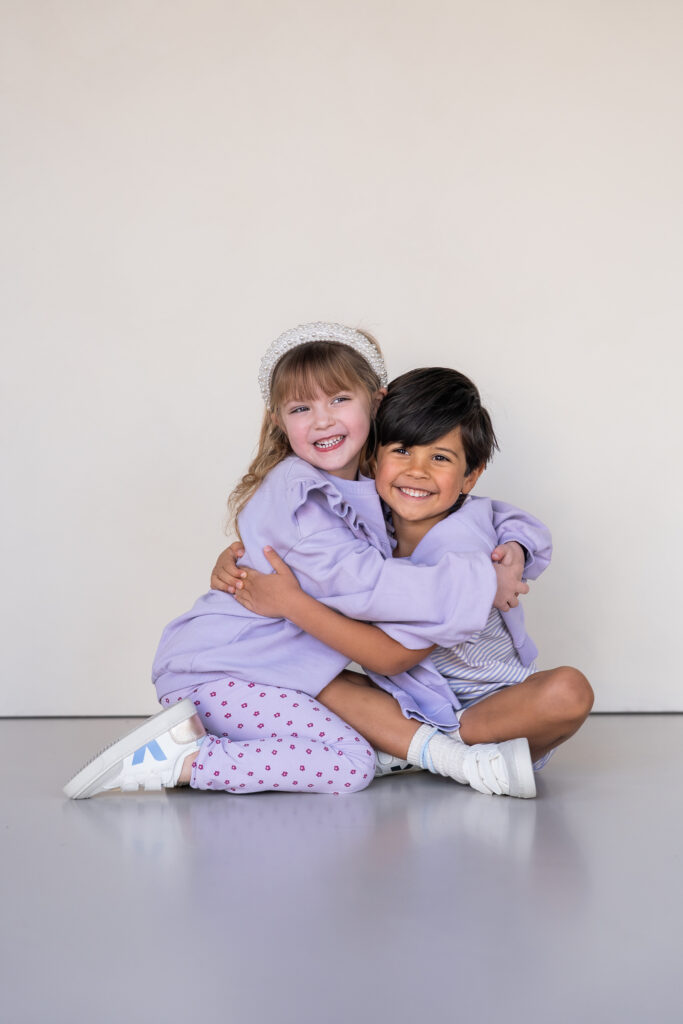 Legging lila flowers