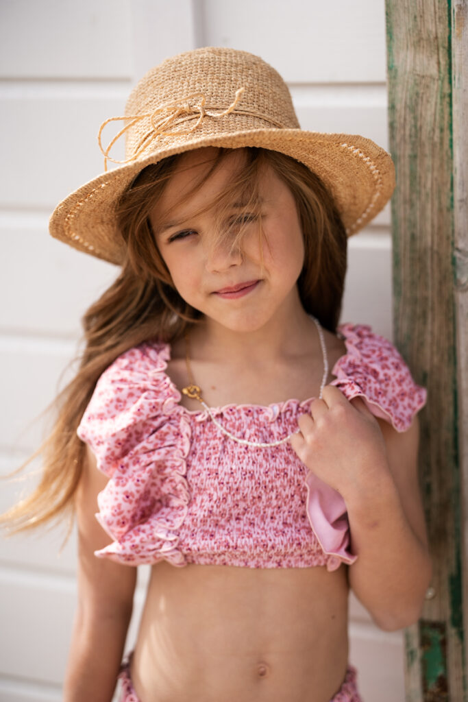 Bikini pink leopard flower