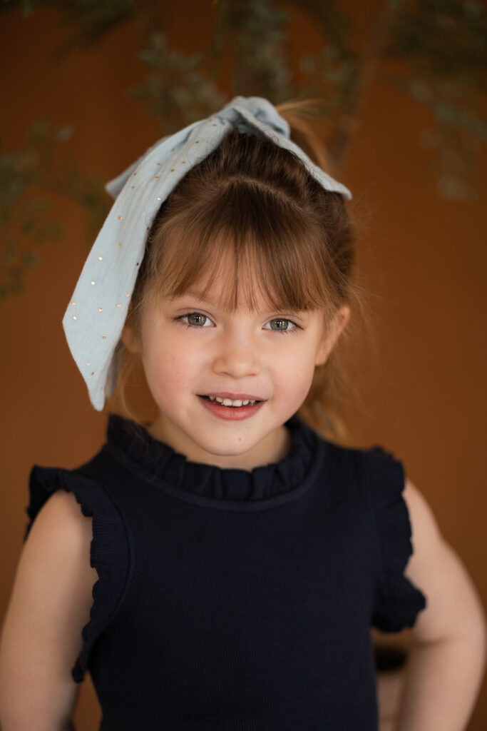 Ruffle top navy blue