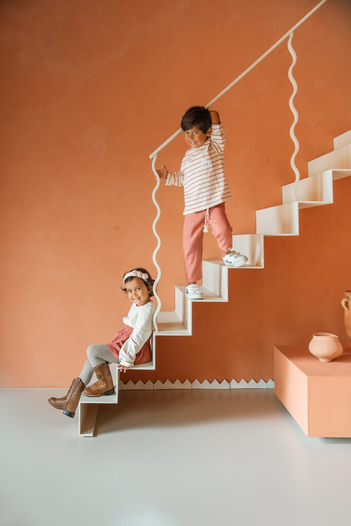 Noe skirt brick mousseline