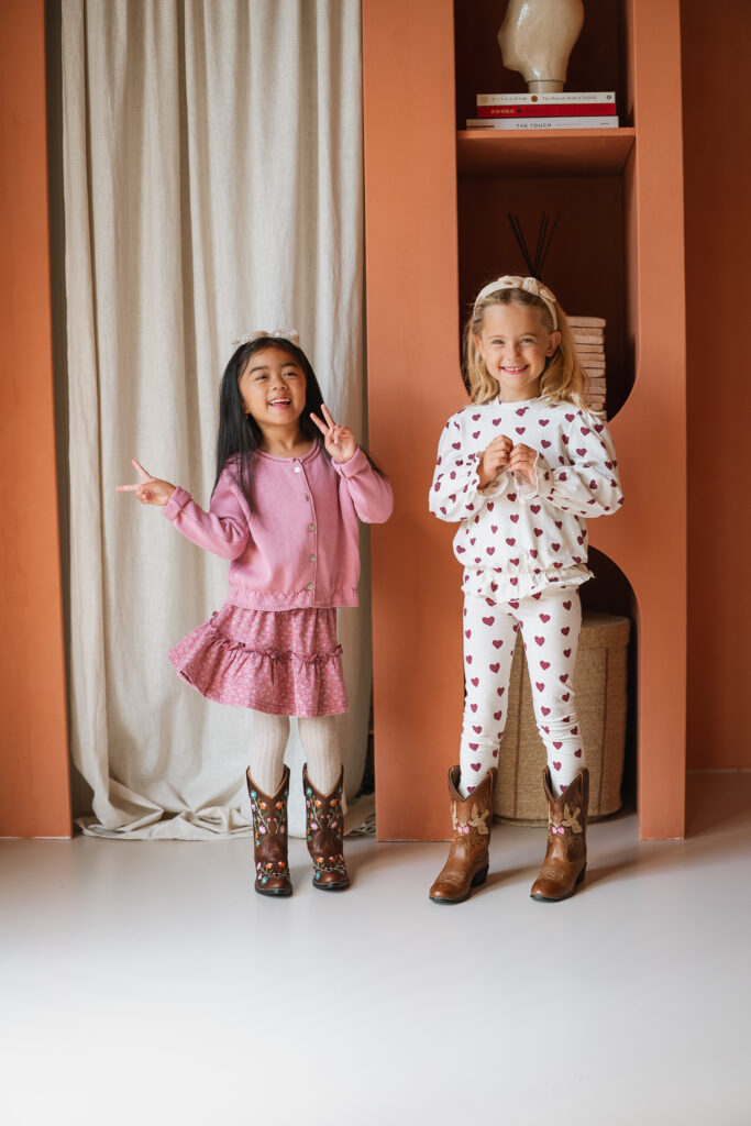 Keesje top berry hearts