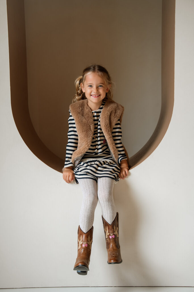 Mikki vest navy stripe
