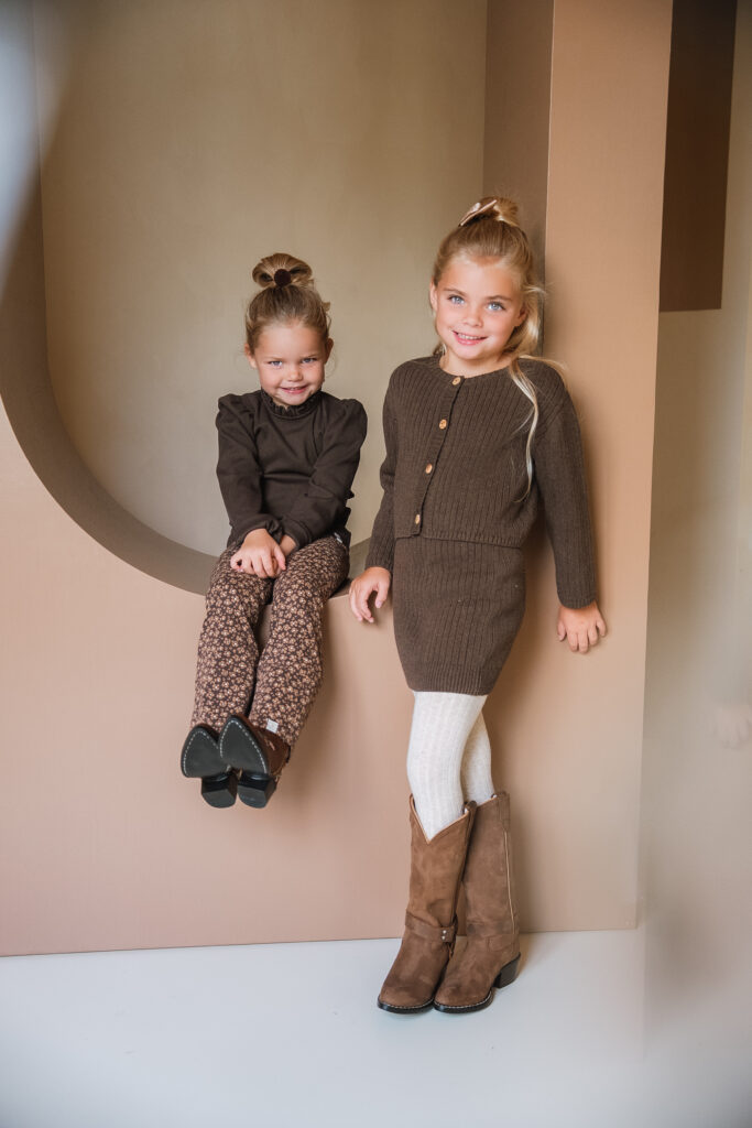 Mikki knitted skirt brown