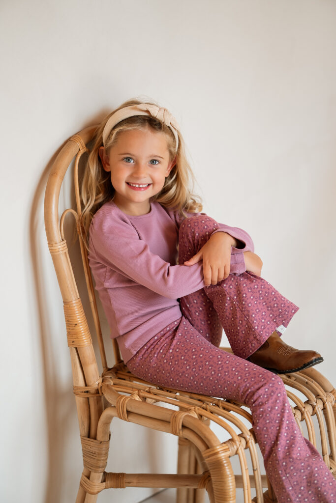 Anouk top lilas rib