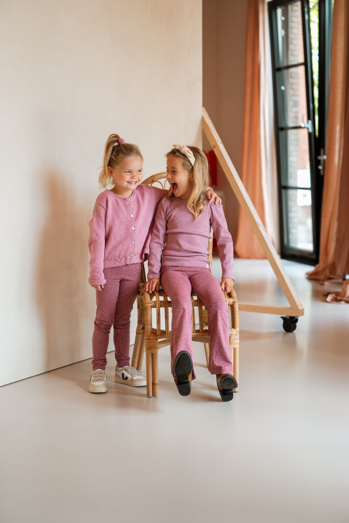 Anouk top lilas rib