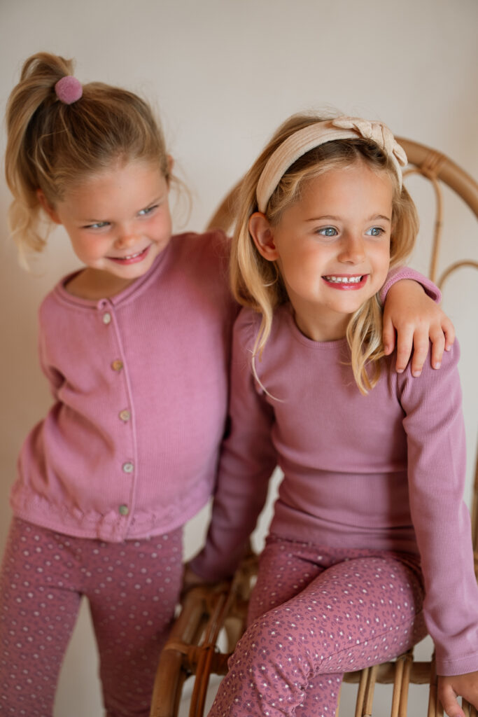 Anouk top lilas rib