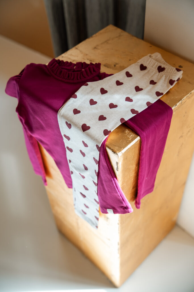 Loulou top berry rib