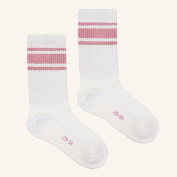 The beach sok rose stripe (kids & adults)