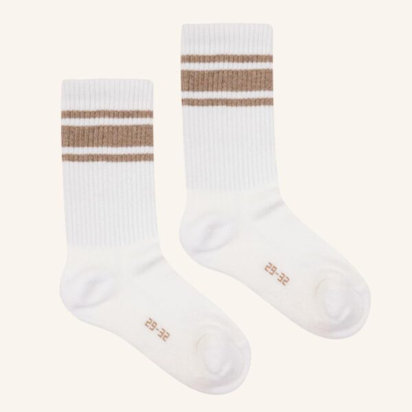 The beach sok brown stripe (kids & adults)