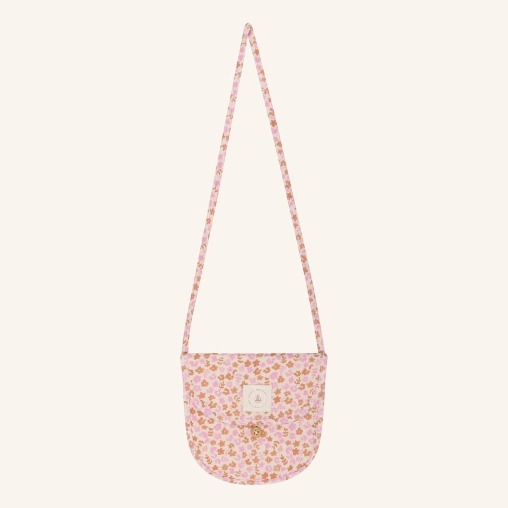 Padded pink flower bag kids