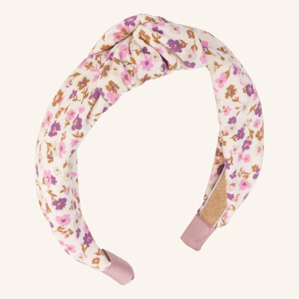Haarband knot purple flower