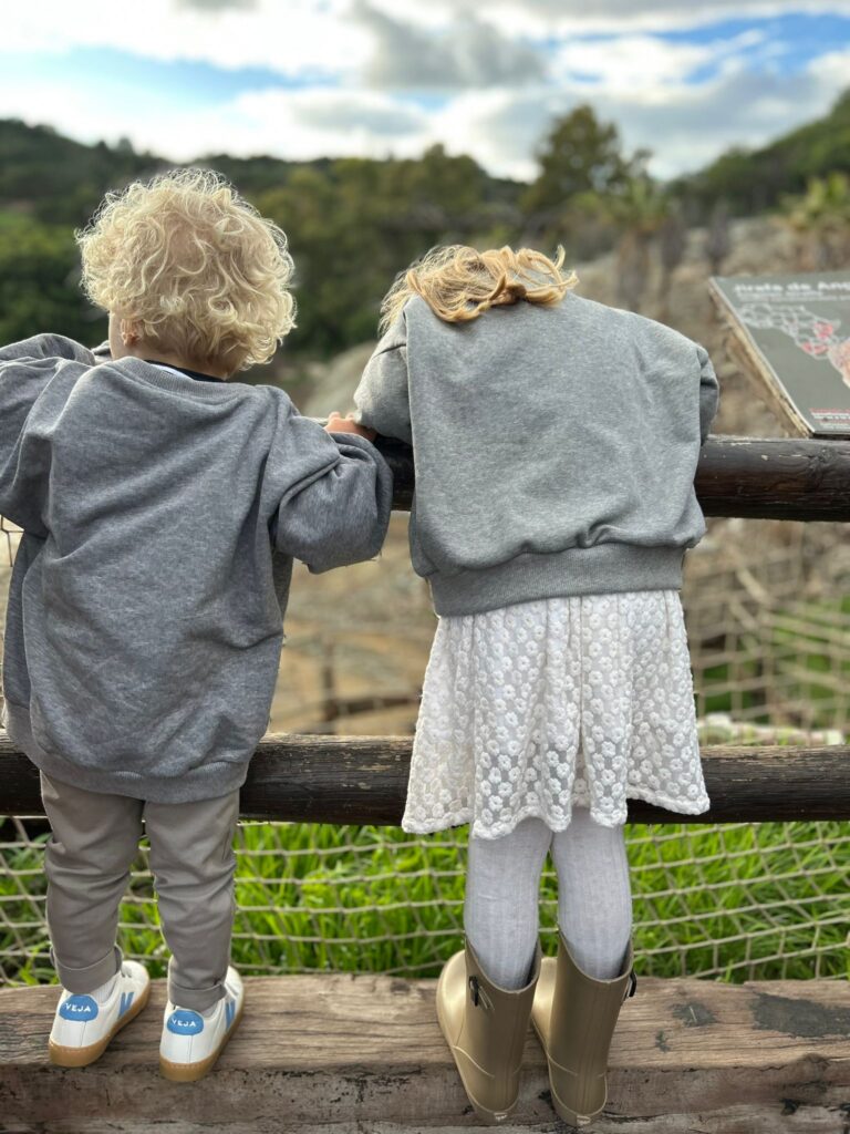 Sweater grey melange balloon