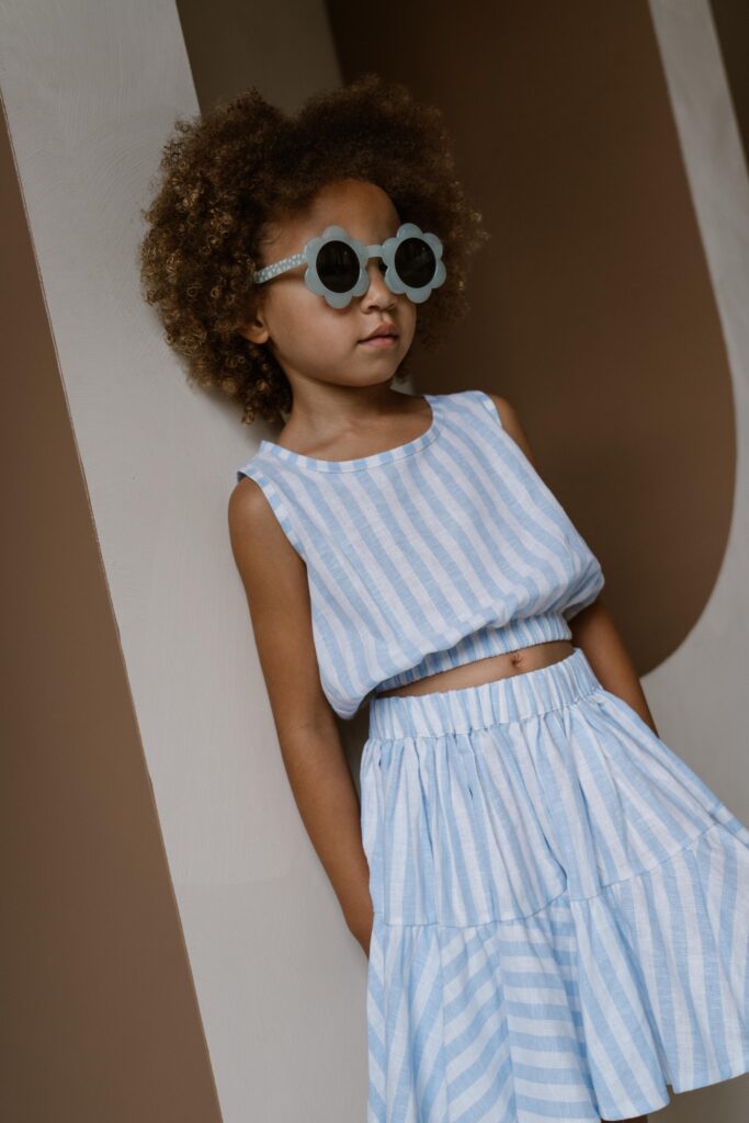 Pippa top Blue stripe