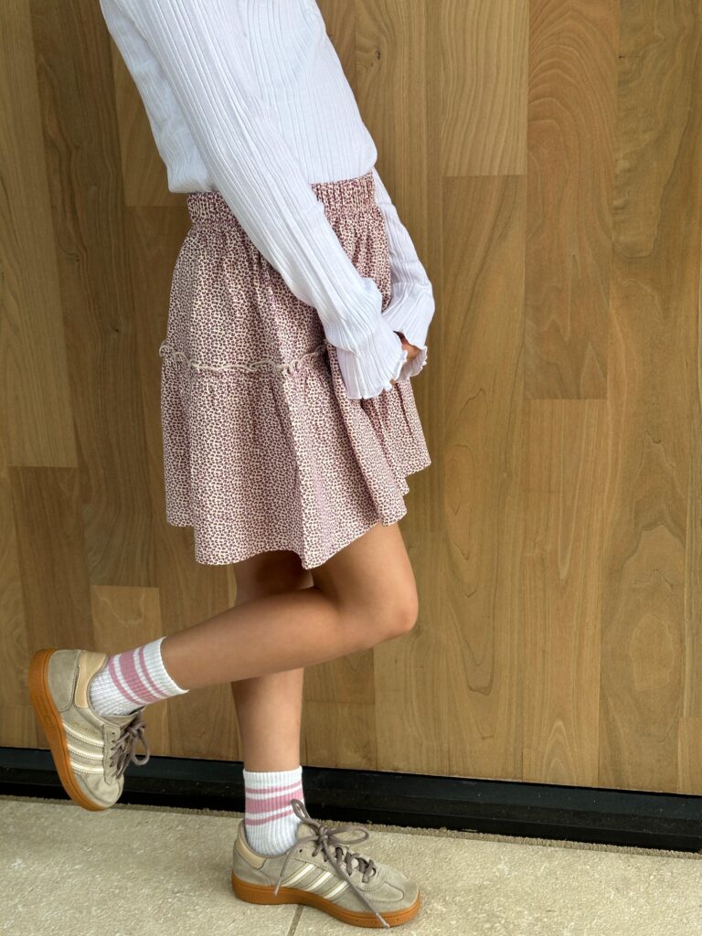 Bo skirt leopard purple