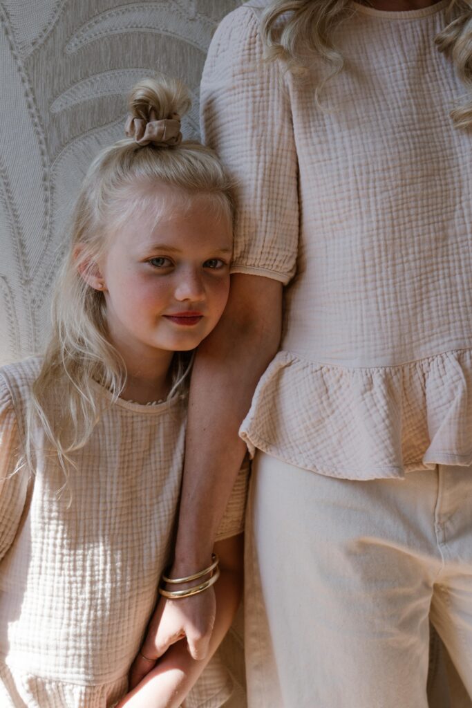 Rose blouse creme