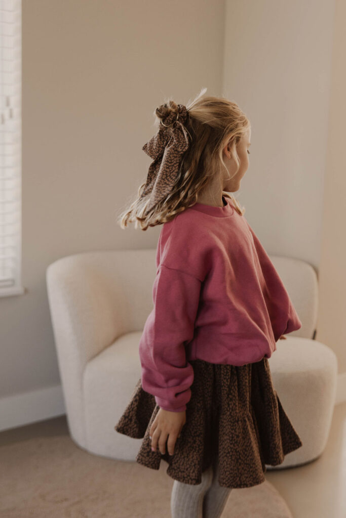 Faith skirt leopard brown